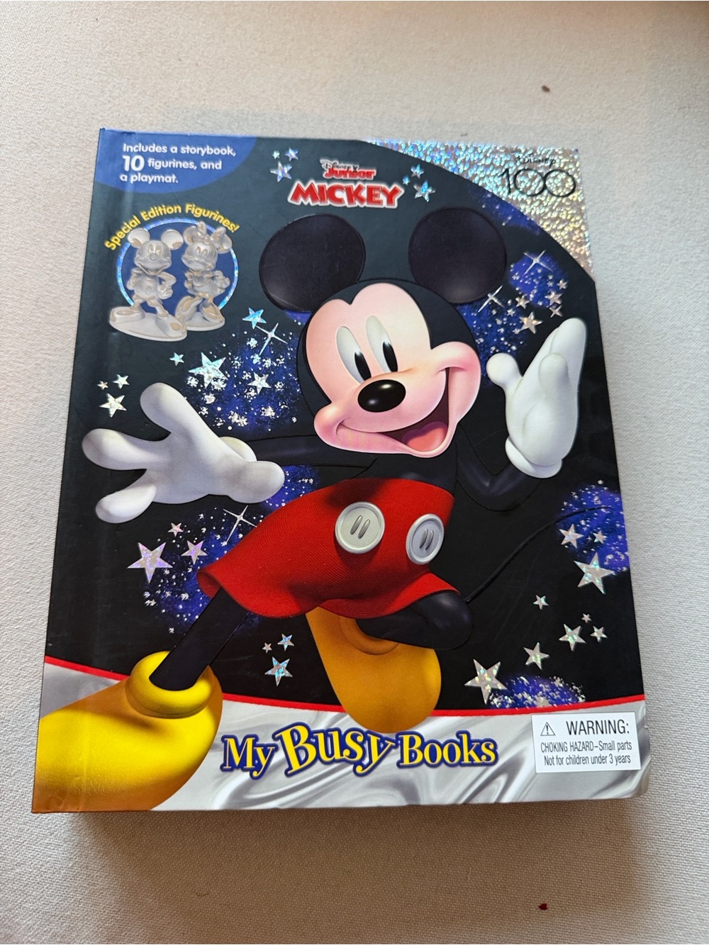 Disney 100 Limited Edition Mickey My Busy Books - Storybook, 10 figurines